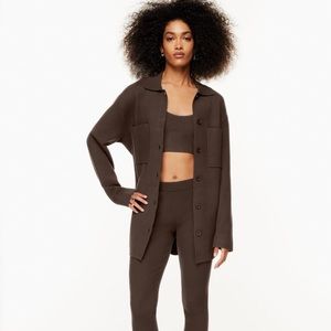 Aritzia Babaton Society Sweater - Rich Mocha Brown